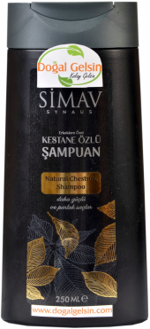 Simav Synaus Erkeklere Özel Kestane Özlü ve Termal Sulu Şampuan - 250 ml - 1