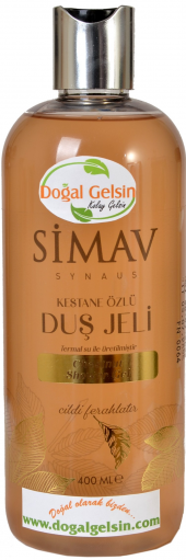Simav Synaus Kestane Özlü ve Termal Sulu Duş Jeli - 400 ml - 1