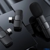 Schitec K11 Lightning Kablosuz Wireless Hd Yaka Mikrofonu Siyah - 6