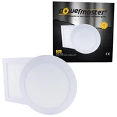 3 WATT SIVA ALTI 6500K BEYAZ YUVARLAK 70MM SLIM LED-ECO SPOT PANEL POWERMASTER - 1