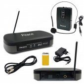VHF KABLOSUZ MİKROFON 1 HEADSET PEACE PC-101 - 1