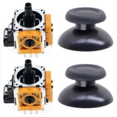 PS4 Analog Motor ve Topuz Seti 2+2 Playstation 4 Tamir PS4 Kol Analog Tamir Seti Yedek Parça - 1