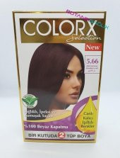 Colorx Saç Boyası İkili Set - 5.66 ÇİLEK KIRMIZI - 1