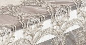 Finezza Cherie Dantelli Kadife Krem Masa Örtüsü Dikdörtgen 160x230 cm - 1174 - 7