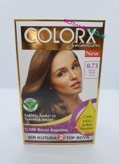 Colorx Saç Boyası İkili Set - 8.73 KARAMEL - 1
