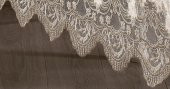 Finezza Karina Dantelli Kadife Krem Masa Örtüsü Dikdörtgen 160x230 cm - 1175 - 3