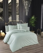 Finezza Bella Bambu Jakar Mint Yeşili Çift Kiş. Nevresim Takımı 6 Parça - 1182 thumbnail 1