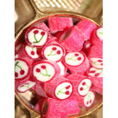 ŞEKERCİ YAŞAR Vişne Desenli Lolly Şeker 250 Gr - 1