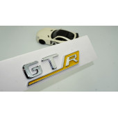 DK Benz GT R Krom Sarı Abs 3m 3d Bagaj Logo Amblem - 1