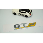 DK Benz GT R Krom Sarı Abs 3m 3d Bagaj Logo Amblem - 2