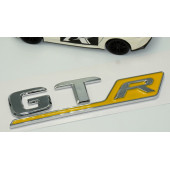 DK Benz GT R Krom Sarı Abs 3m 3d Bagaj Logo Amblem - 3