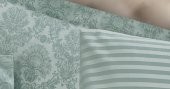 Finezza Monaco Bambu Jakar Mint Yeşili Çift Kiş. Nevresim Takımı 6 Parça - 1190 - 7