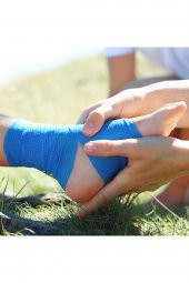 Elastik Kohesiv Destek Bandajı 5cm X 4,5m Mavi 676006 - 2