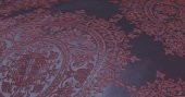 Finezza Tiara Bambu Jakar Kumaş Bordo Çift Kiş. Nevresim Takımı 6 Parça - 1194 - 9