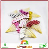 Kullan At 8li Çift taraflı, Kalp şekilli ve Simli Parti Kürdanı - 3