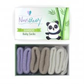 Novibaby 3lü Bambu Yenidoğan Bebek Çorap I Goldies I 0-6 ay - 1