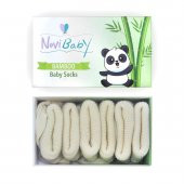 Novibaby 3lü Bambu Yenidoğan Bebek Çorap I Ecru I 0-6 ay - 1