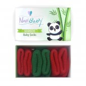 Novibaby 3lü Bambu Yenidoğan Bebek Çorap I Christmas I 0-6 ay - 4