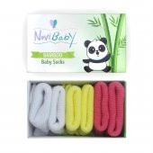 Novibaby 3lü Bambu Yenidoğan Bebek Çorap I Spring I 0-6 ay - 1