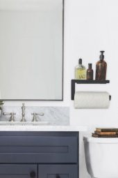 Rulo Kağıt Havluluk Peçetelik Banyo Düzenleyici Siyah KAGITHAVLU - 4