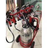 Kurtsan Dört Sağım Çift Güğüm Mobil Inek Süt Sağım Makine MEKANİK Pulsatörlü - 2