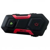Knmaster KN2150 Motosiklet Kask İnterkom Bluetooth Intercom Kulaklık Seti Kırmızı - 1