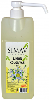 SİMAV Termal Sulu Limon Kolonyası Spreyli Şişe - 1 Lt - 1