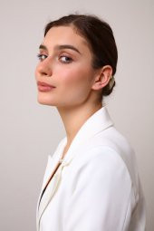 Gold Zincir Model Kıkırdak Küpesi - 2
