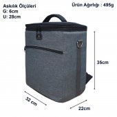 GBMOTİON Gri A+ Termal Çanta 25 Litre - 4