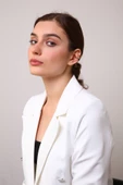 Kadın Gold İncili Kıkırdak Küpe - 7