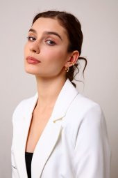 Gold Renk Vintage Kıkırdak Küpesi - 6