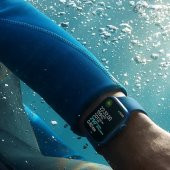 Apple Watch Series 7 GPS 41mm Mavi Alüminyum Kasa ve Spor Kordon Akıllı Saat - 4