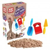 Art Craft Aksesuarlı Kinetik Oyun Kumu 1000 gr NATUREL - 1