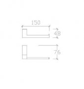 Tema Premium Serisi Banyo Wc Tuvalet Kağıtlığı Mat Siyah - 3
