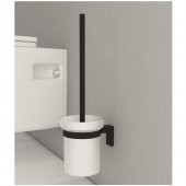 Tema Premium Klozet Fırçası Duvara Montajlı Mat Siyah - 2