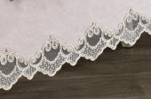 Finezza Masal Güpürlü Keten Pudra Sofra Takımı 8kişilik 160x230 cm 17Prç  - 1221 - 5