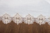 Finezza Nihal Güpürlü Keten Krem Sofra Takımı 8kişilik 160x230cm 17 Prç  - 1223 - 6