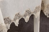 Finezza Verda Güpürlü Keten Krem Sofra Takımı 8 kişilik 160x230cm 17 Prç  - 1224 - 8