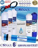 CONAX Kapalı Kasa 6 lı Inline Filtre Seti BENC Membranlı Tüm Kapalı Kasa Cihazlar ile Uyumlu thumbnail 1
