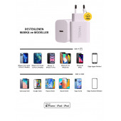TANCELL Iphone Tüm Serilerle Uyumlu Hızlı Şarj Aleti 20w Adaptör Mfi Lisanslı Adaptör - 4