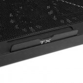 TX Ergo600 6x LED FANlı 6 x Yükseklik Ayarlı, 2 x USB 9"-17" Notebook Soğutucu ve Stand - 6