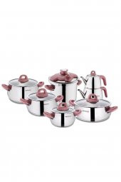 KORKMAZ Bella Rosegold 14 Parça Hiper Set A1756-1 - 1