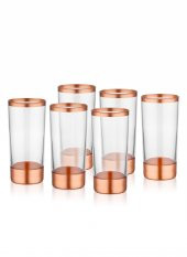 The Mia Glam Rakı Kadehi Bakır 6lı Set - 1