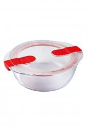 Pyrex Yuvarlak Saklama Kabı Mikrodalga 20x18cm 1lt. - 1