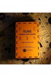 Rune Sembolleri Sandığı Ahşap Kutulu - 1