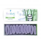 Novibaby 5li Bambu Yenidoğan Bebek Çorap I Purple I 0-6 ay - 1