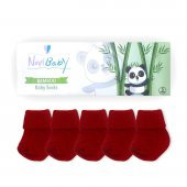 Novibaby 5li Bambu Yenidoğan Bebek Çorap I Rudy I 0-6 ay - 2