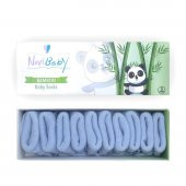 Novibaby 5li Bambu Yenidoğan Bebek Çorap I Dusty Blue I 0-6 ay - 1