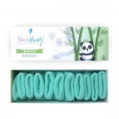 Novibaby 5li Bambu Yenidoğan Bebek Çorap I Sea Green I 0-6 ay - 1