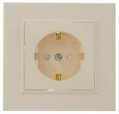 Makel Karea Krem Çocuk Korumalı Topraklı Priz - 1